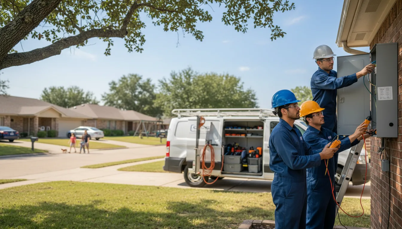 Certified electrician providing emergency electrical services in Russell, MA